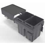 ME45-70DGR Double Waste Bins with Soft Closing